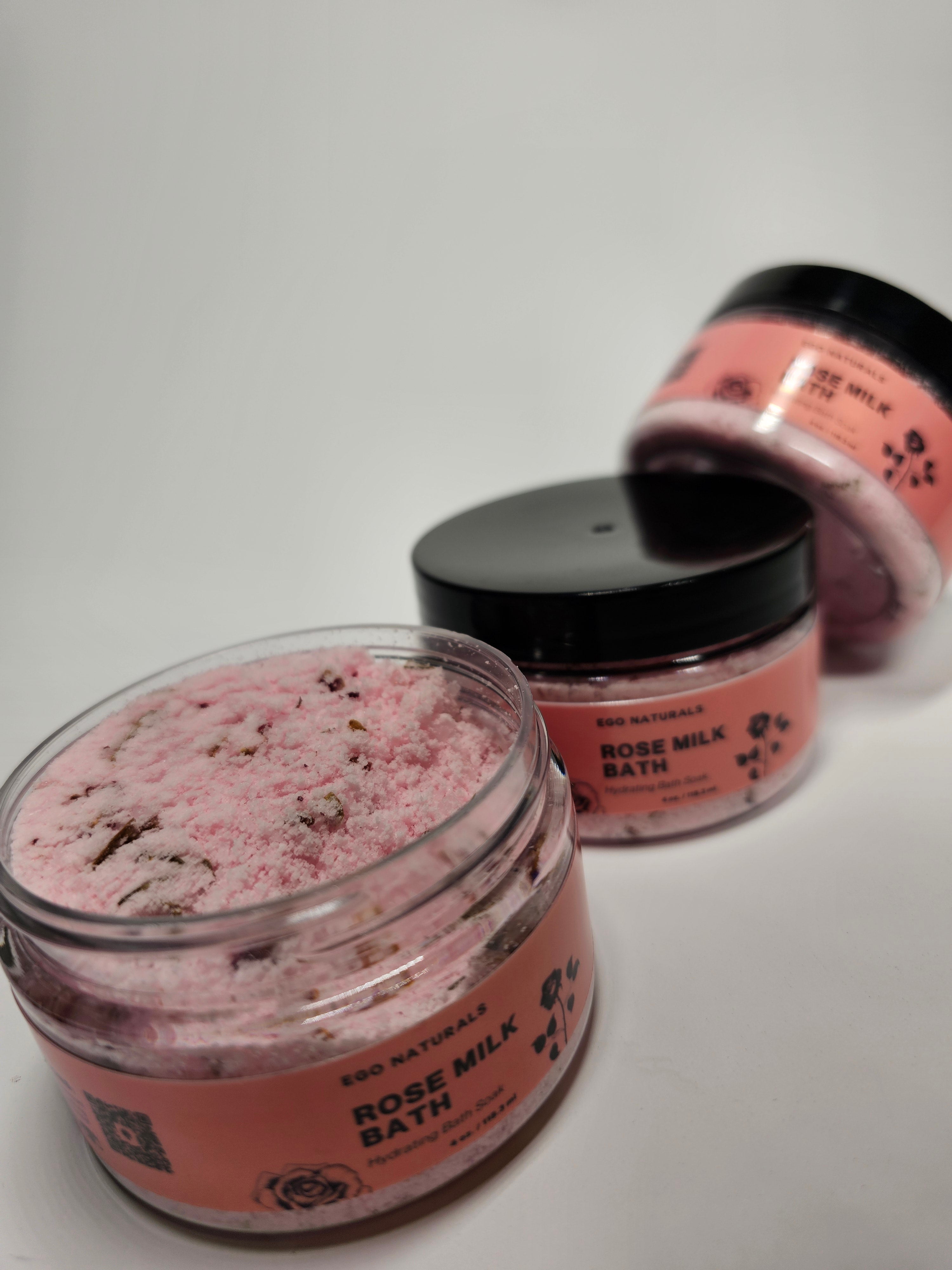 Rose Milk Bath Soak - Ego Naturals