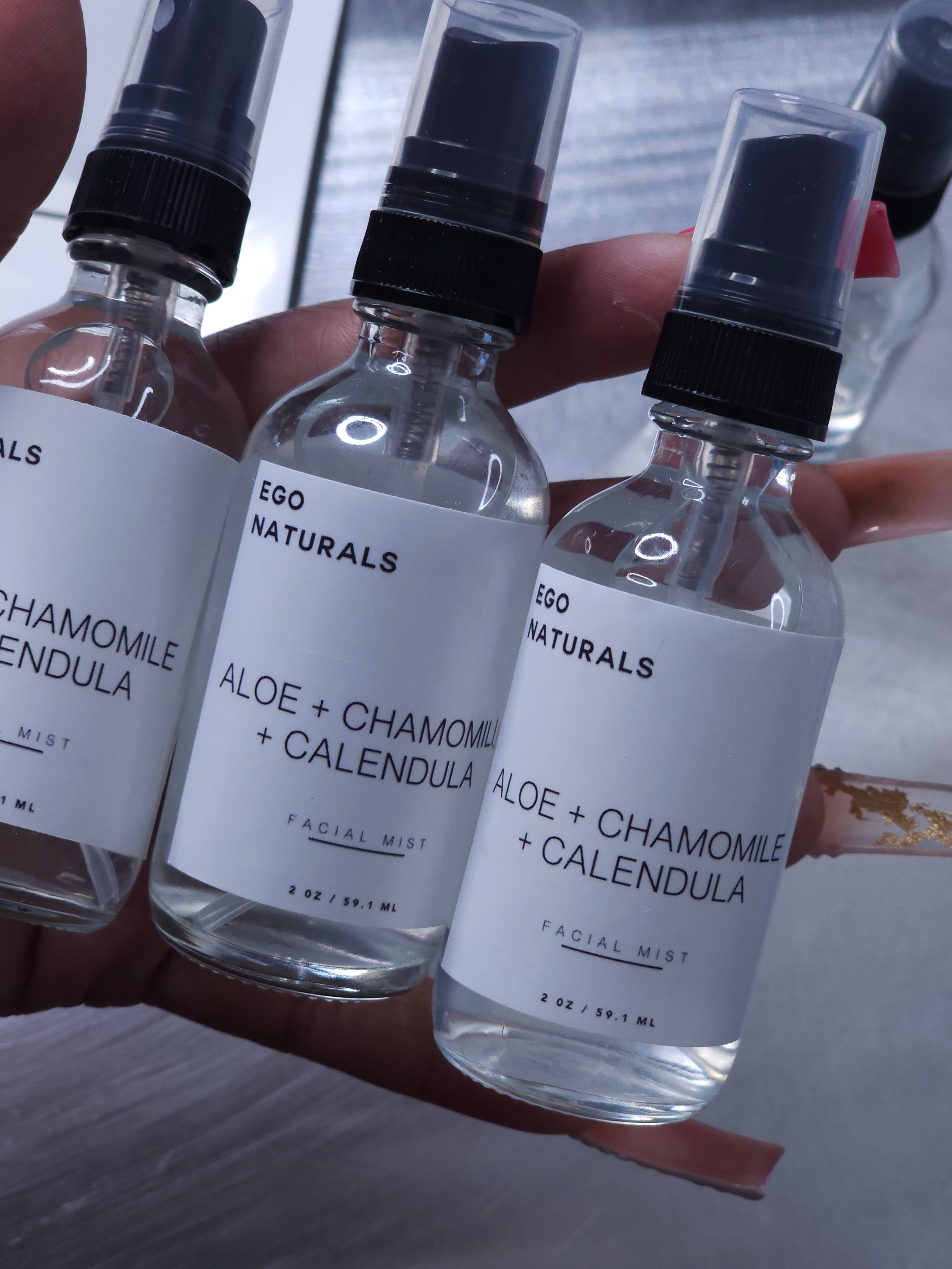 Aloe + Chamomile + Calendula Facial Mist - Ego Naturals