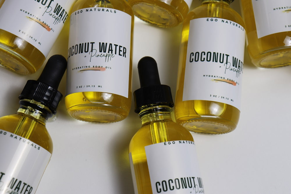 Coconut 🥥 Water + Pineapple 🍍 Body Oil - Ego Naturals